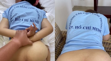 sex clip-Em sinh viên Cao đẳng Công thương TPHCM tự quay sex cùng bạn trai